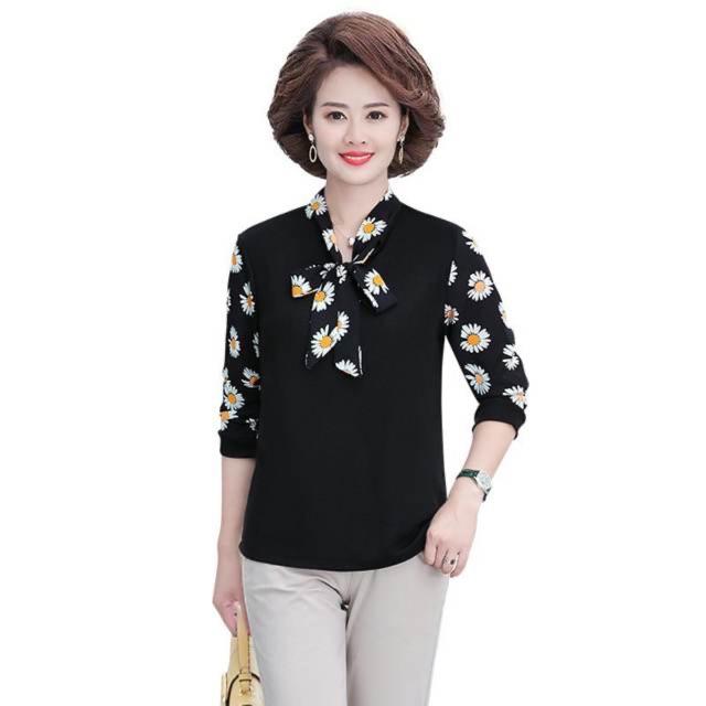 Áo trung niên tay hoa cao cấp BT40-0920