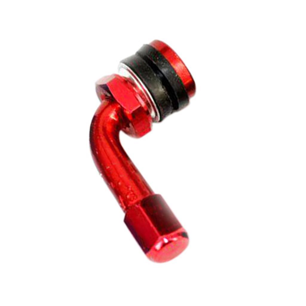 Motorcycle Car Wheel Tire Tyre Valve Stems Caps 90 Degree for Motorbike Dirt Pit bike