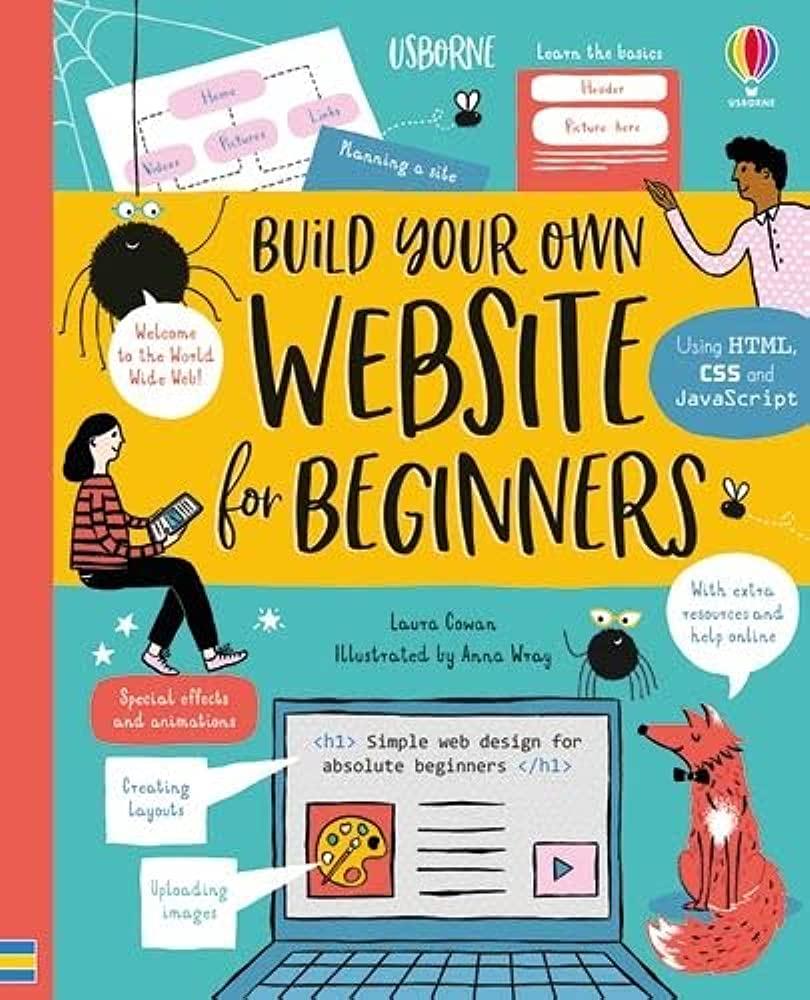 Sách Thiếu nhi tiếng Anh: Build Your Own Website for Beginners