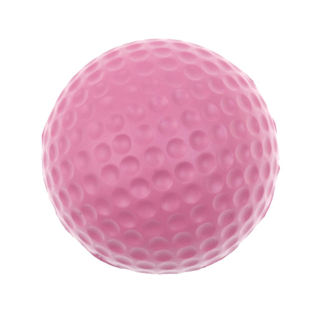 20pcs PU Foam Sponge Golf Training Balls Golf Practice Soft Balls Red/Pink