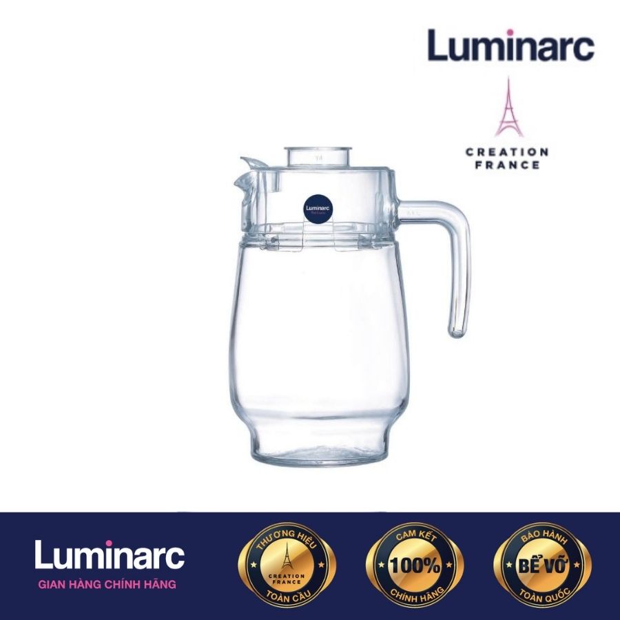 Bình nước thủy tinh Luminarc Tivoli 1.6L - LUBIG2674