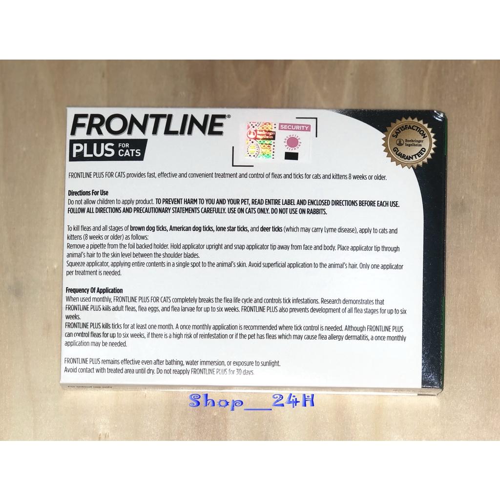 FRONTLINE Plus Cats_nhỏ gáy mèo tránh ve rận