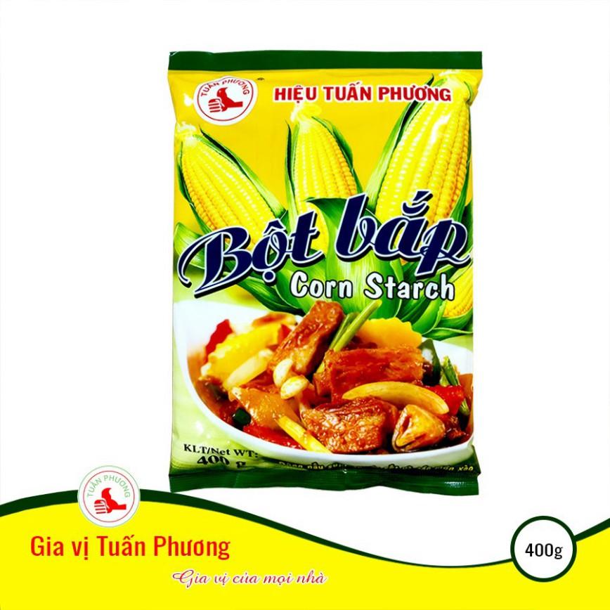 Bột Bắp Tuấn Phương 400g ( Gói ) nguyên liệu làm bánh, nấu chè - Dụng cụ làm bánh BAKER MART