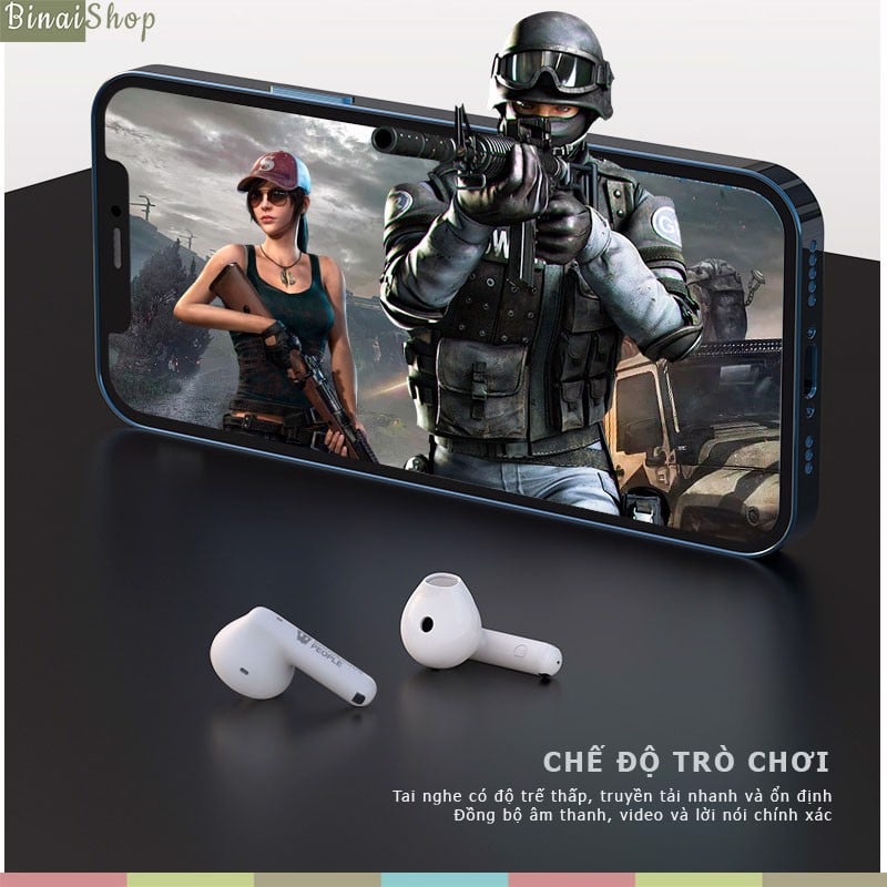 Edifier Q2 - Tai Nghe Nhét Tai Bluetooth V5.1, Chống Nước IP54, Chơi Game, Đàm Thoại, Thời Lượng 28h- Hàng chính hãng