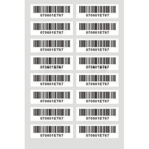Giấy in tem mã vạch decal nhiệt dùng để in mã vạch dán lên sản phẩm dùng cho máy in tem chuyên dụng TOPCASH, Zebra, Bixolon dùng trong trung tâm phân phối, siêu thị: Giấy TOPCASH 35mm X 22mm X 2tem- Hàng chính hãng