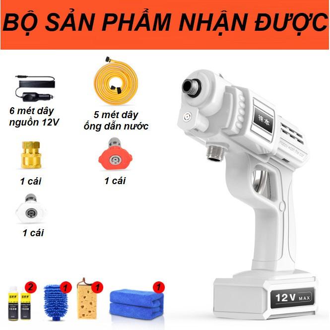 Máy rửa xe cao áp dùng nguồn trực tiếp 12v ô tô