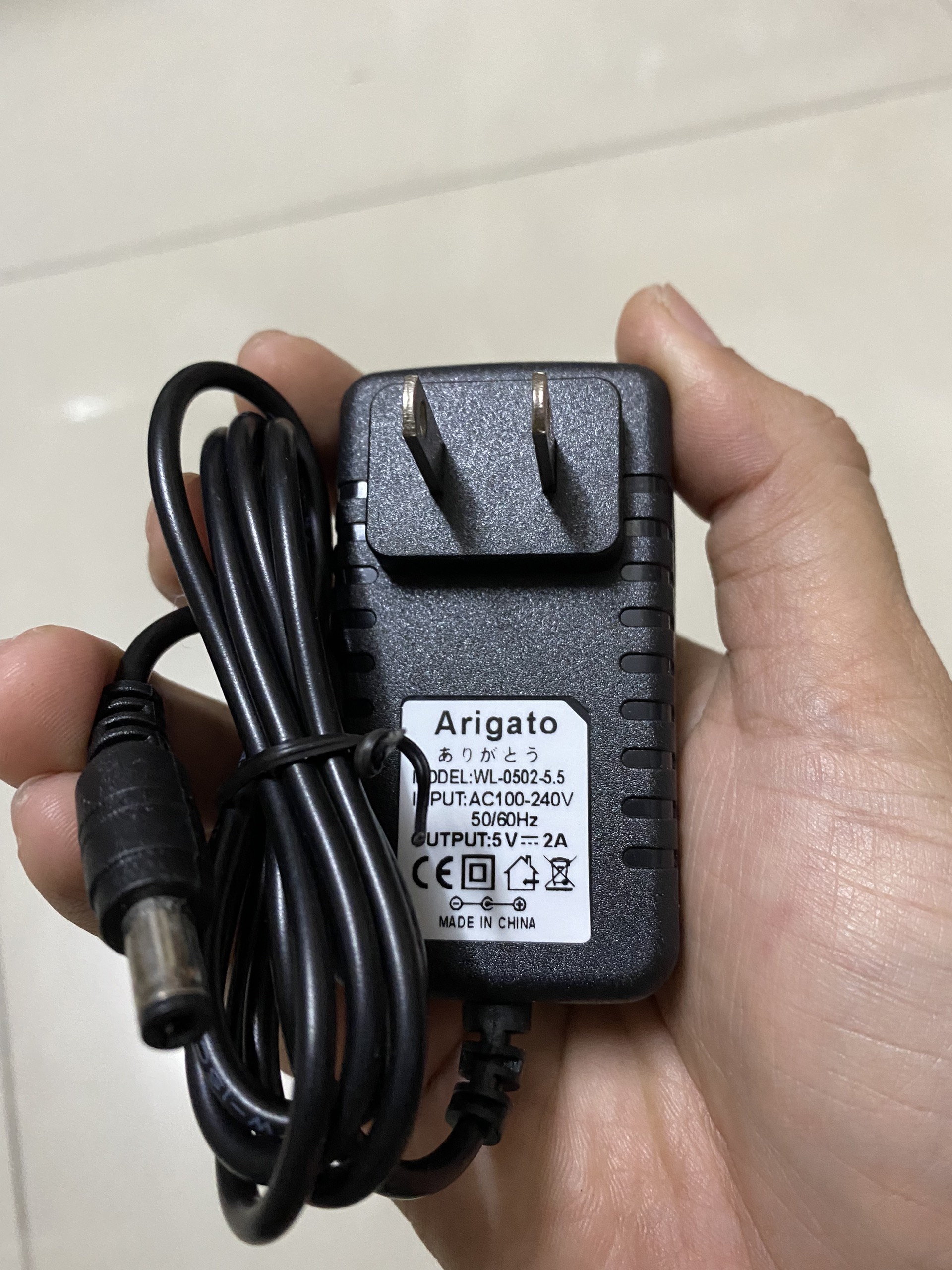 Adapter Nguồn 5V 2A Jack Cắm Tròn 5.5mm - Hàng nhập khẩu