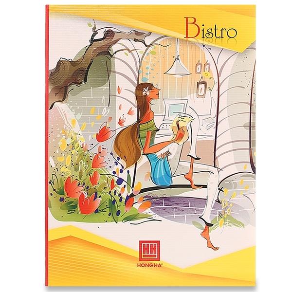 Combo 5 Vở Class Bistro - 4 Ly Ngang 200 Trang - Hồng Hà 0403 (Mẫu Màu Giao Ngẫu Nhiên)