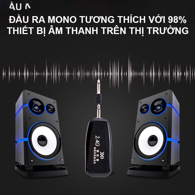 XXD-19 - Micro Hạt Gạo Không Dây 2.4G / UHF Cài Tai Dùng Cho Giảng Dạy, MC Sân Khấu