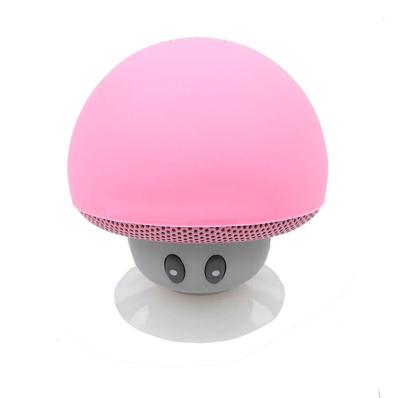 Di động không dây mini bluetooth loa nấm micrô không dây di động âm thanh mini mini mini máy nghe nhạc pocket loa âm thanh Color: Pink