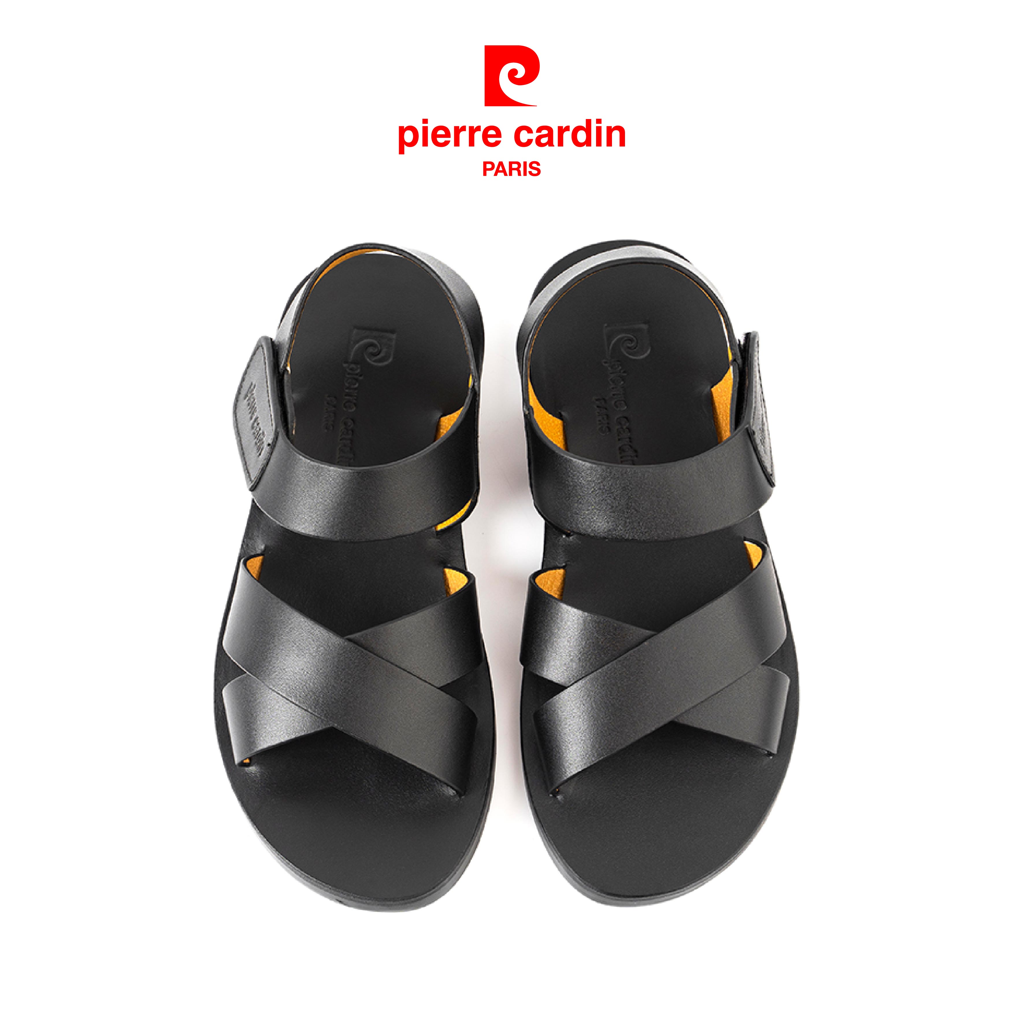 Sandal nam cao cấp Pierre Cardin PCMFWLE138BLK