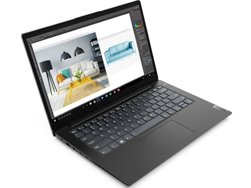 Laptop Lenovo V14 G2 ITL_82KA00WGVN, i5-1135G7,8GB, 256GB SSD, Intel Iris Xe Graphics, 14&quot; FHD, 2C38Wh, ac+BT, No OS, Đen (Black), 1Y - HÀNG CHÍNH HÃNG