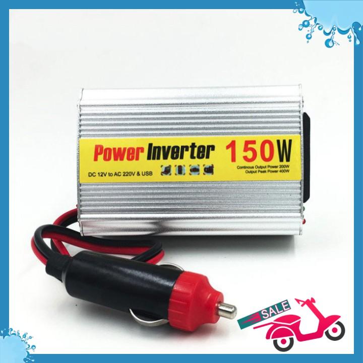 Bộ chuyển nguồn ô tô  sang nguồn 220V 150W