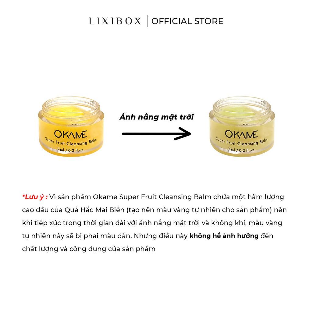 Sáp tẩy trang dễ nhũ hoá, làm sạch sâu Okame Super Fruit Cleansing Balm - 7ml