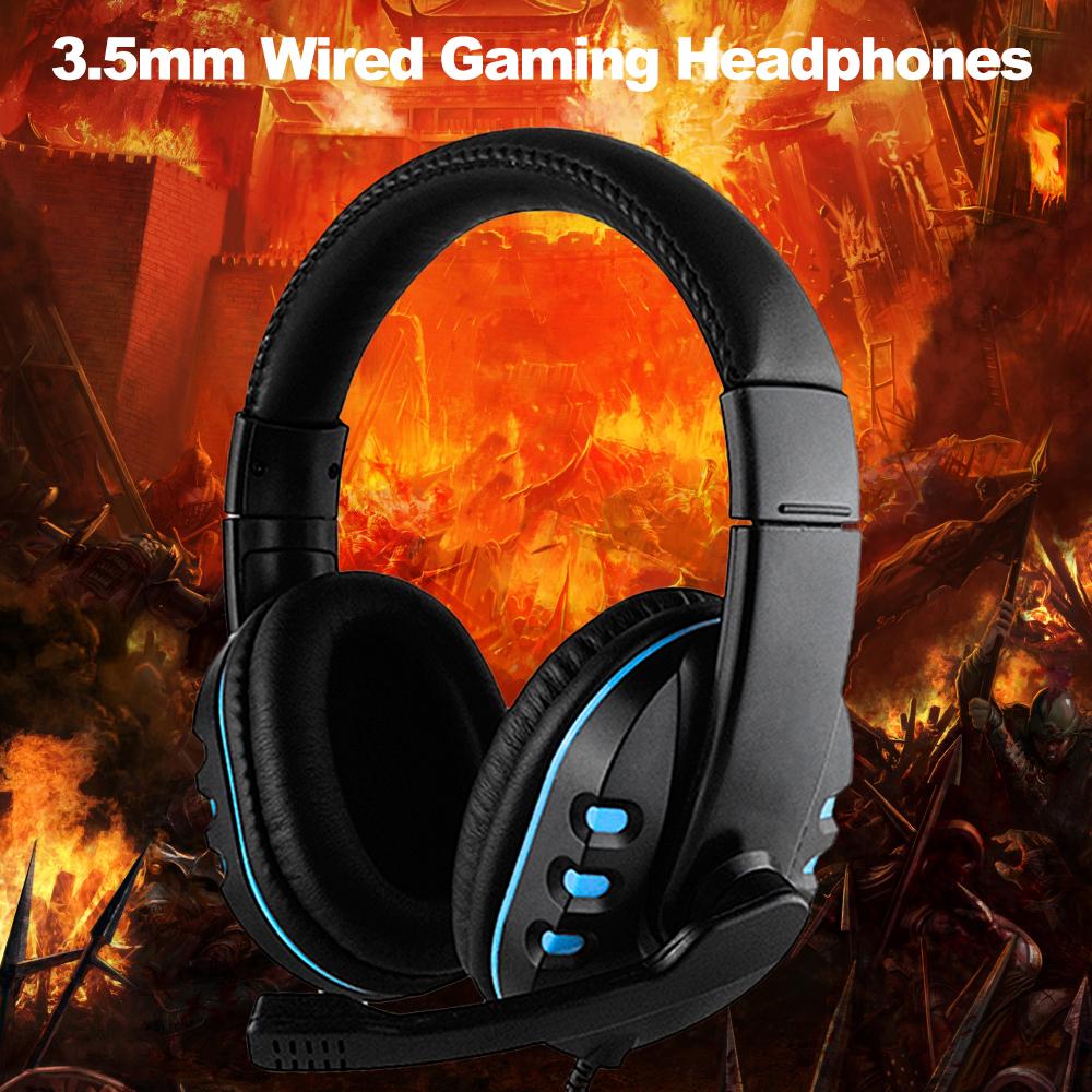 Chất Lượng Tốt Trên Tai Tai Nghe Game Thủ Stereo Bass Sâu Tai Nghe Chơi Game Chụp Tai Kèm Micro Cho Máy Tính Máy Tính Laptop Notebook