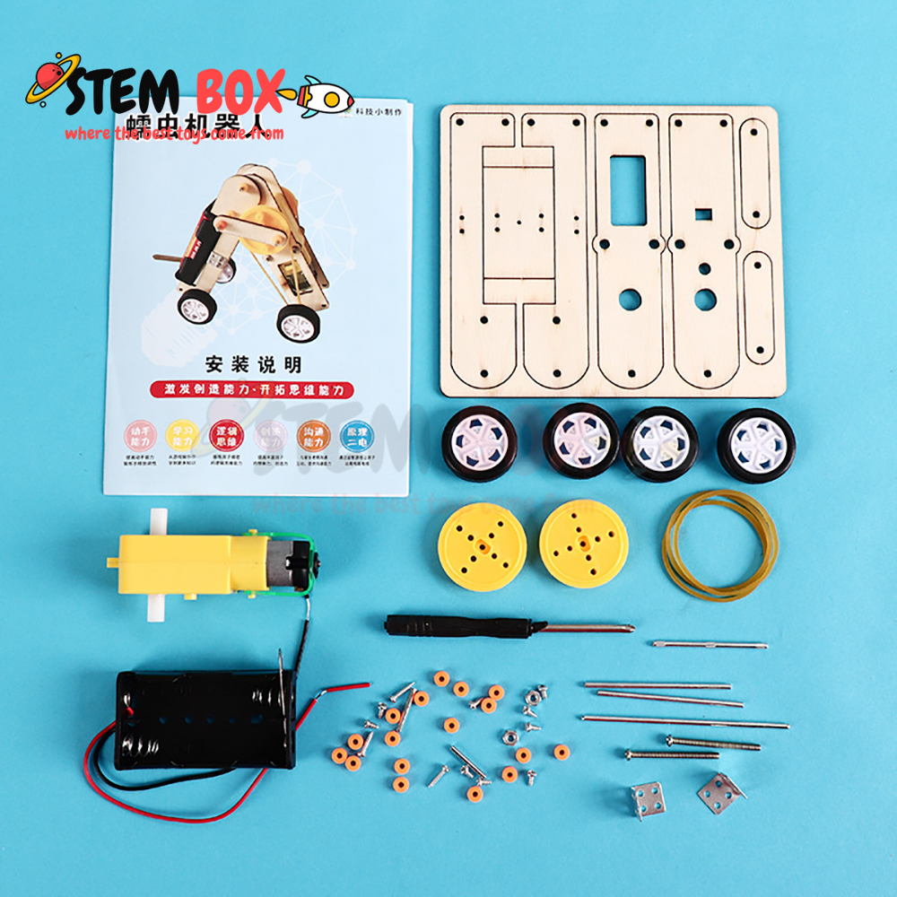 Đồ chơi khoa học bộ lắp ghép mô hình robot kiểu sâu đo - Trò chơi DIY STEM BOX