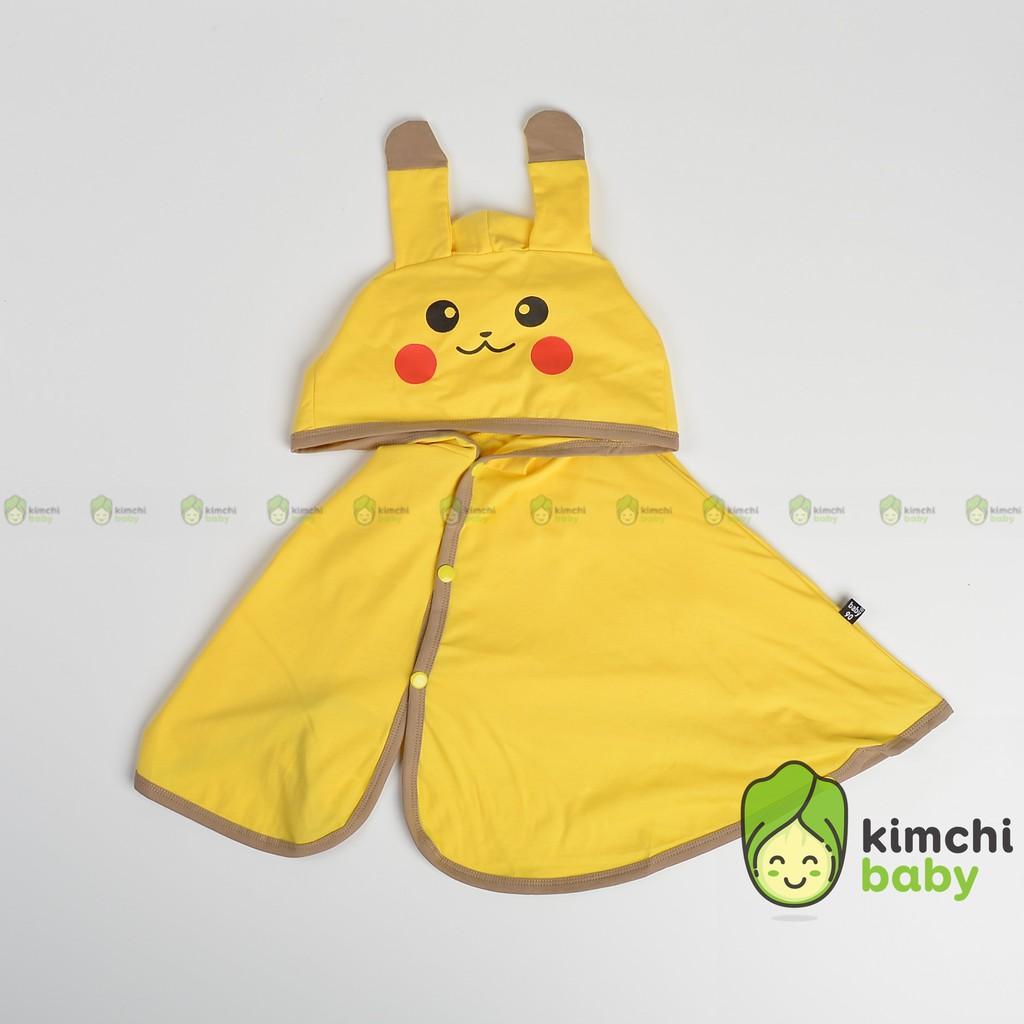 Áo Chống Nắng Cho Bé Trai, Bé Gái Minky Mom Mẫu Cánh Dơi 3D Vải Cotton 100%, Áo Choàng Thú Trẻ Em Mặc Hè MKMAK2101