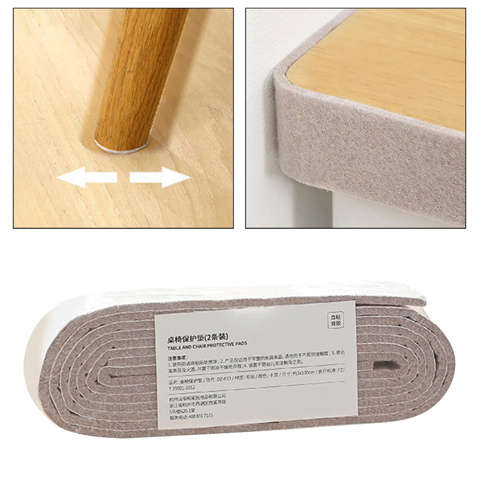 2Pcs Cuttable furniture pad Surface Protector for Laminated Floor Tile
