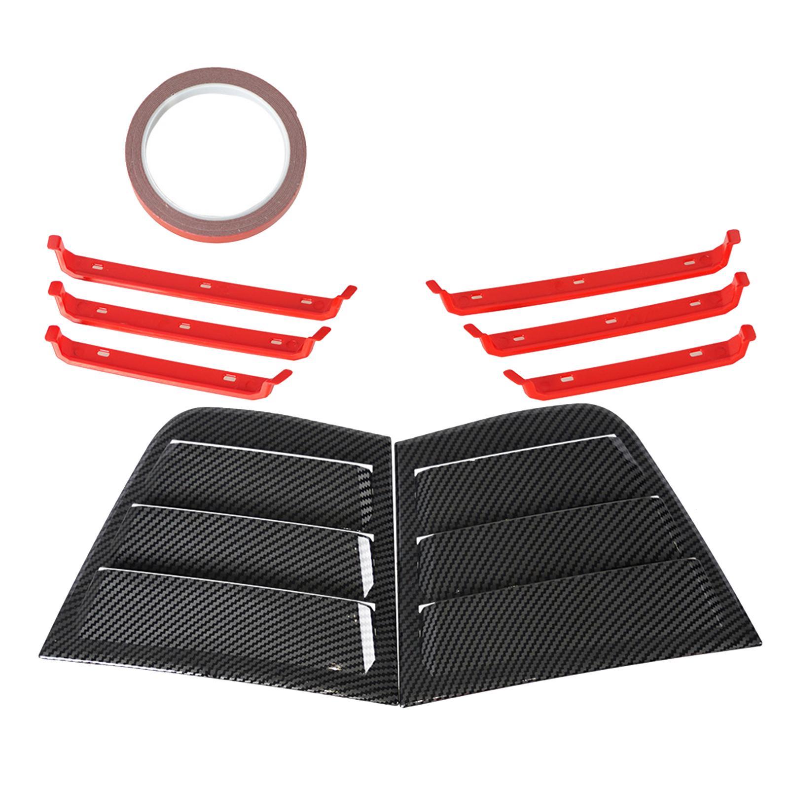 Side Window Louvers Air Vent Cover Shades Blinds for 2011-2021 Replacement PP Spare Parts Accessories
