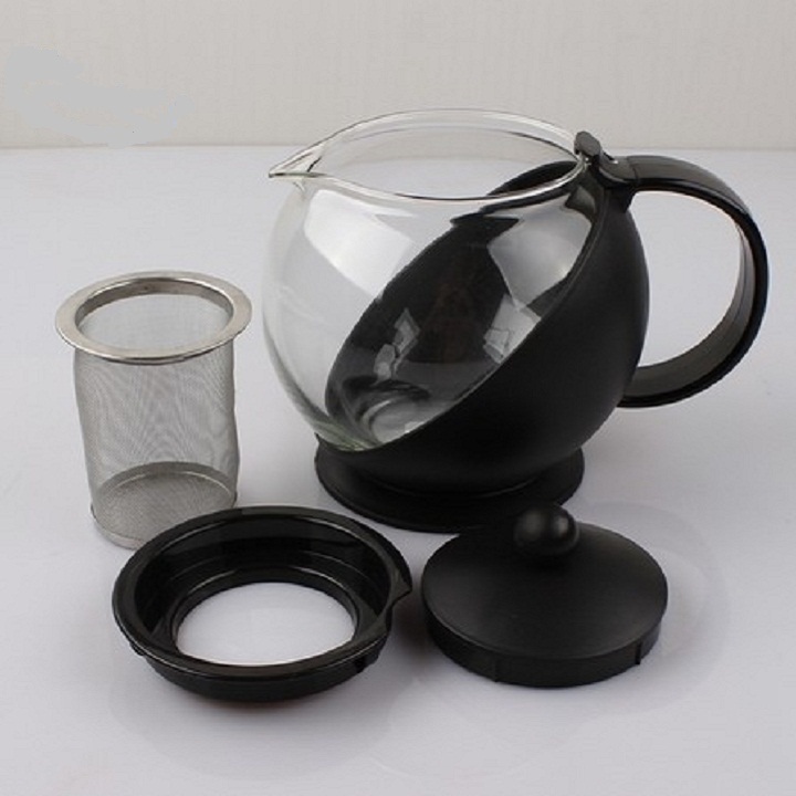 Bình Thủy Tinh Uống Trà Có Lõi Lọc 1250ml