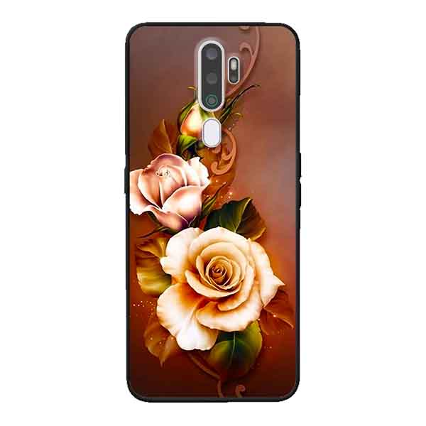 Ốp Lưng in cho Oppo A9 2020 Mẫu Hoa Hồng 1 - Hàng Chính Hãng