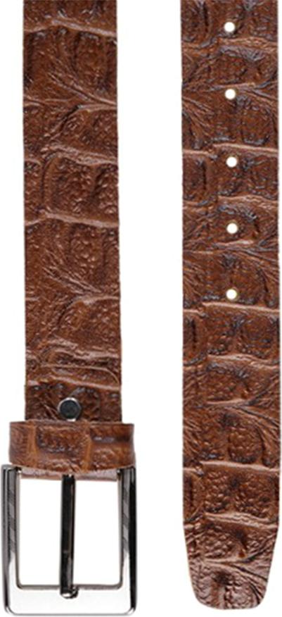 Thắt Lưng Nam Vân Cá Sấu 1 Lớp Huy Hoàng HT4122 (120 x 4 cm) - Màu Da