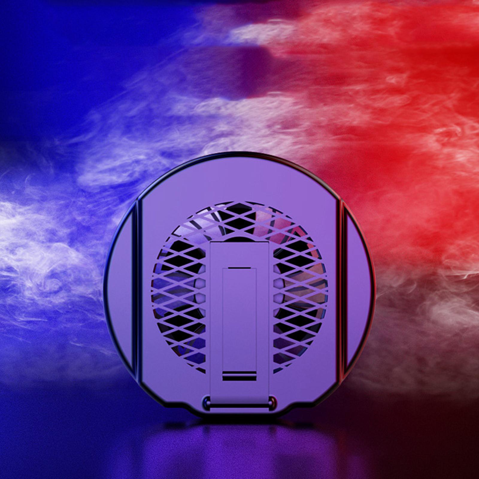 Mini Phone   Holder, Foldable Suction Cup Cooling Fan for Gaming Watch Videos Lives Live