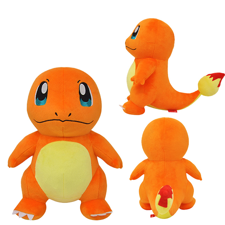 Gấu Bông Pokemon Khủng Long Lửa Charmander (23cm---&gt;90cm) Hàng Xịn Cao Cấp Loại 1, (Tặng Kèm 1 Ví Da 12 Ngăn Đựng Thẻ Atm, Cccd)