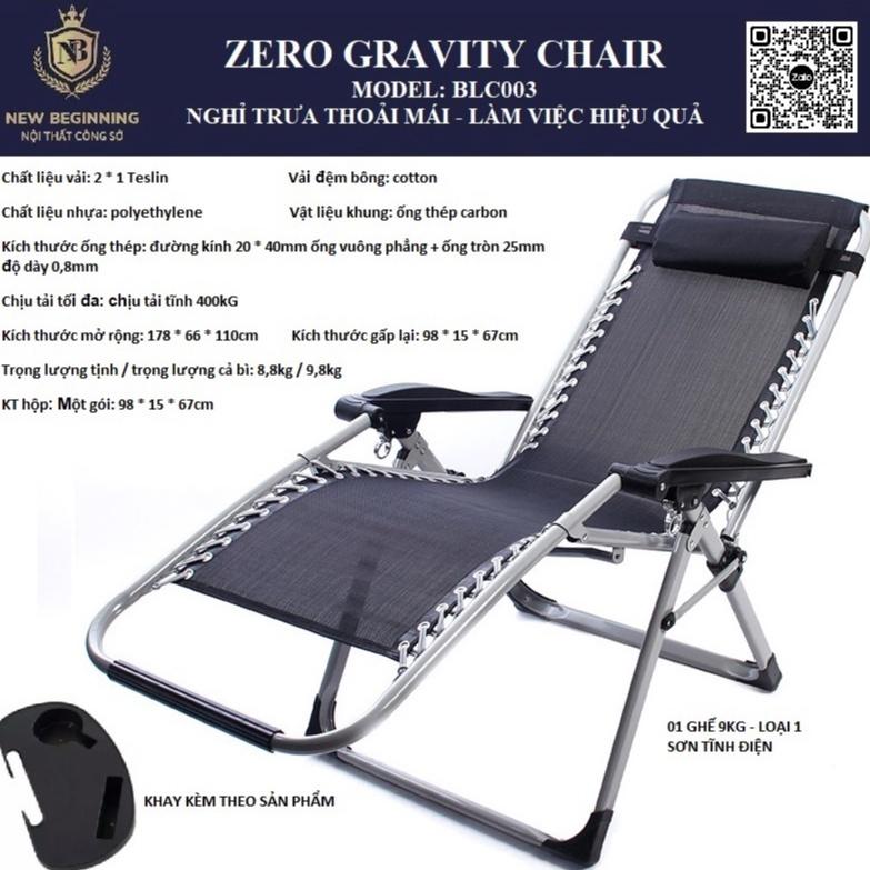 Folding Deck Chair Office Siesta Deck Chair Dual - Use Outdoor Household Recliner Lazy Balcony Sun Lounge Chair Multifunctional. Ghế Xêp Thư Giãn, Ghe Xep Du Lich, Giuong Gap Van Phong, Nội Thất, Ghe Xep Gon. - 003 - Ghi - Khung0.8Mm