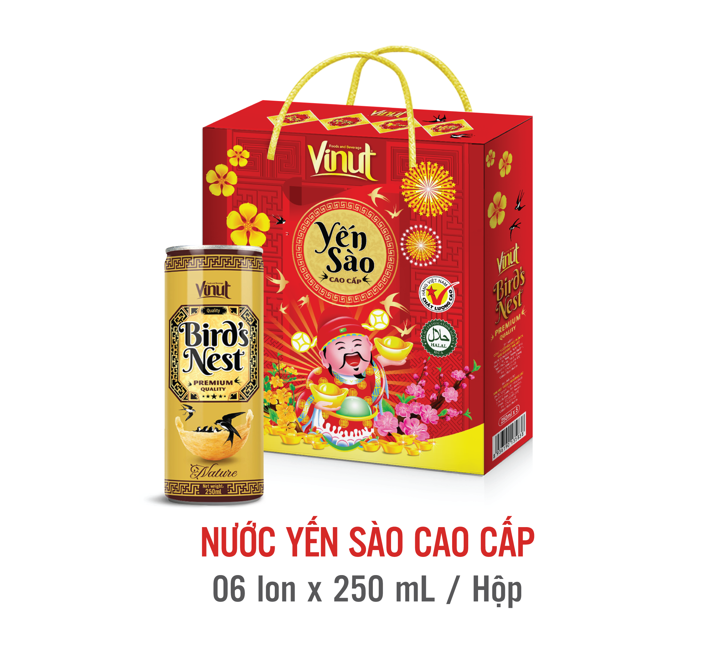 Hộp quà Tết VINUT XUÂN 2023 nước yến sang trọng