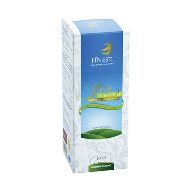 Nước yến thiên nhiên (không đường) Finest dành cho mọi đối tượng, đặc biệt là người tiểu đường, người ăn kiêng