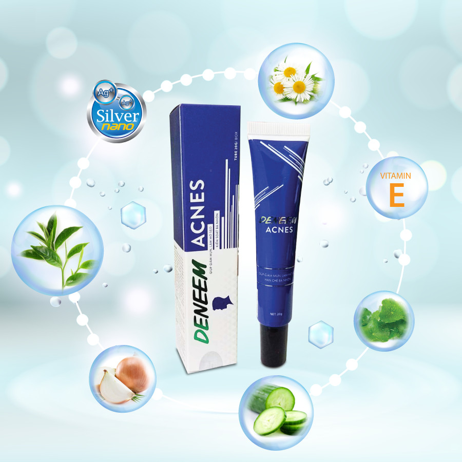 GEL NGỪA MỤN DENEEM ACNES - DÀNH CHO NAM - Giúp giảm mụn, làm mờ sẹo, kiểm soát bã nhờn