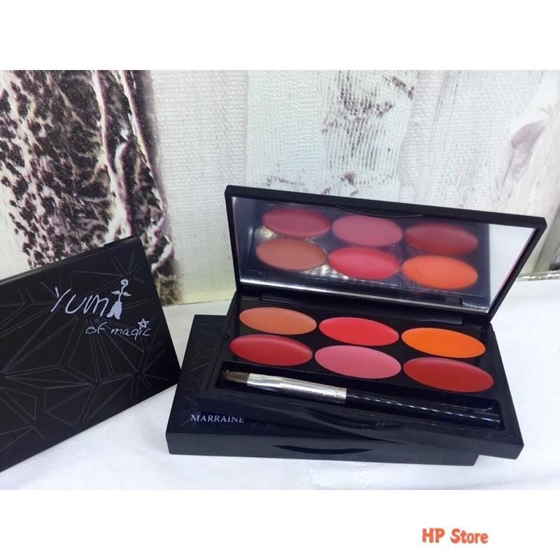Bảng Son Hộp 6 Ô Màu YUMI MAGIC LIPSTICK