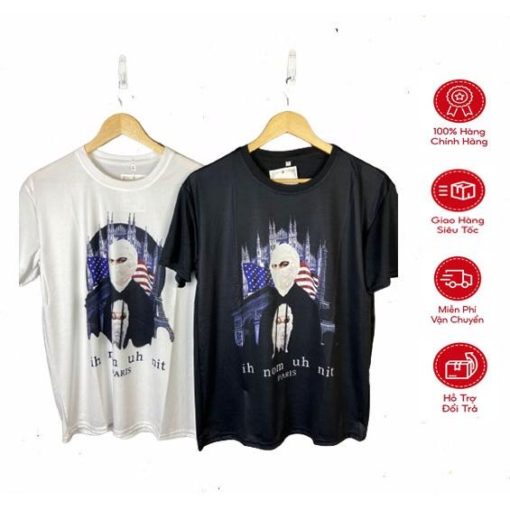 Áo Thun Nam Tay Ngắn Hình Ninja Hót Trend Đen Trắng Mẫu Hè 2022_AN08