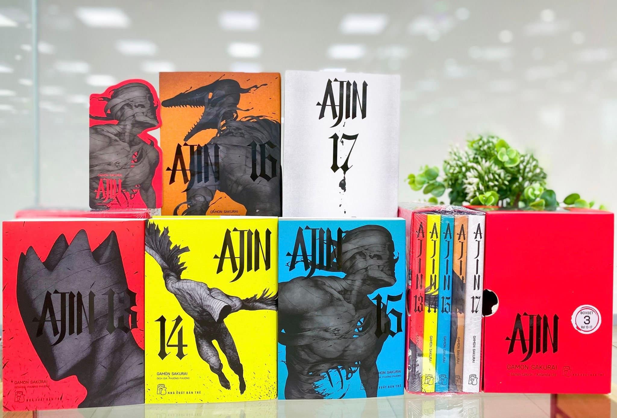 Ajin - BoxSet Số 3 (Tập 13 Đến Tập 17) - Tặng Kèm Bookmark 3D