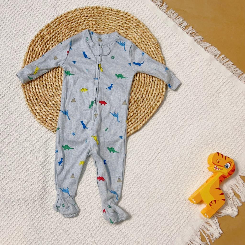 (Size 6-18m) Body ngủ chất cotton mềm mịn, FORM ÔM cho bé - hàng xuất dư nhiều hãng - NÊN ĐẶT TĂNG SIZE