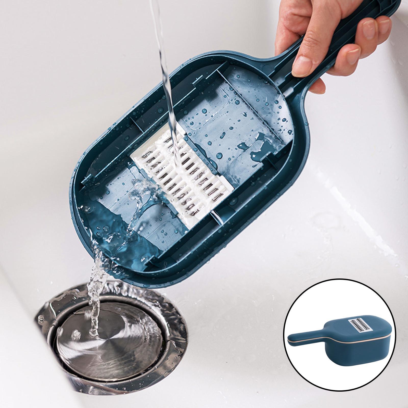 Multifunctional Vegetable Cutter w/ Drain Chopper Slicer