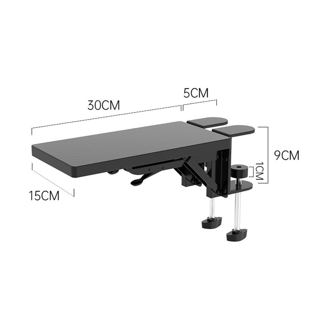 Wood Computer Arm Rest for Desk Folding Computer Desk Extender for Desk
