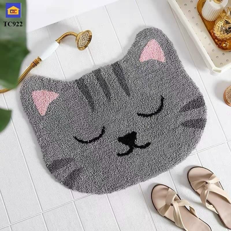 Thảm chân lông cừu 3D xinh xắn nhiều mẫu