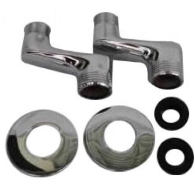 Bộ chân lắp vòi hoa sen, chậu rửa bát gắn tường