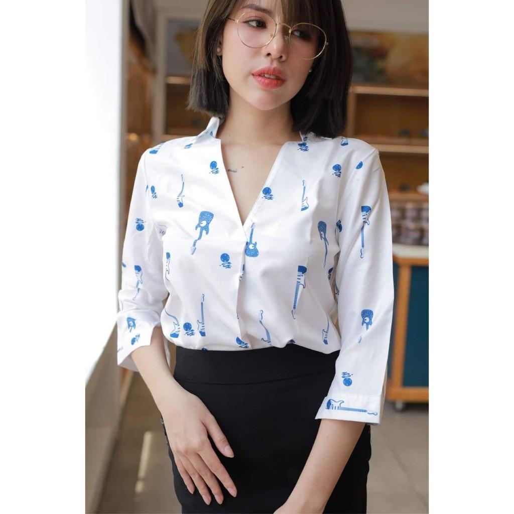 Áo Sơ Mi Nữ Chiffon Lụa, Áo sơ mi văn phòng, công sở