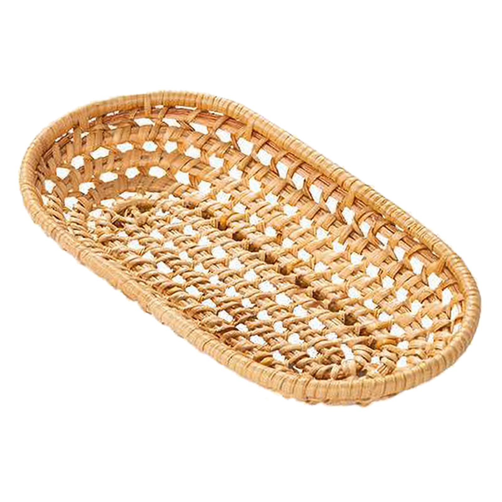 Fruit Bread Basket Tray Storage Basket Woven Fruit Basket Eco-friendly S