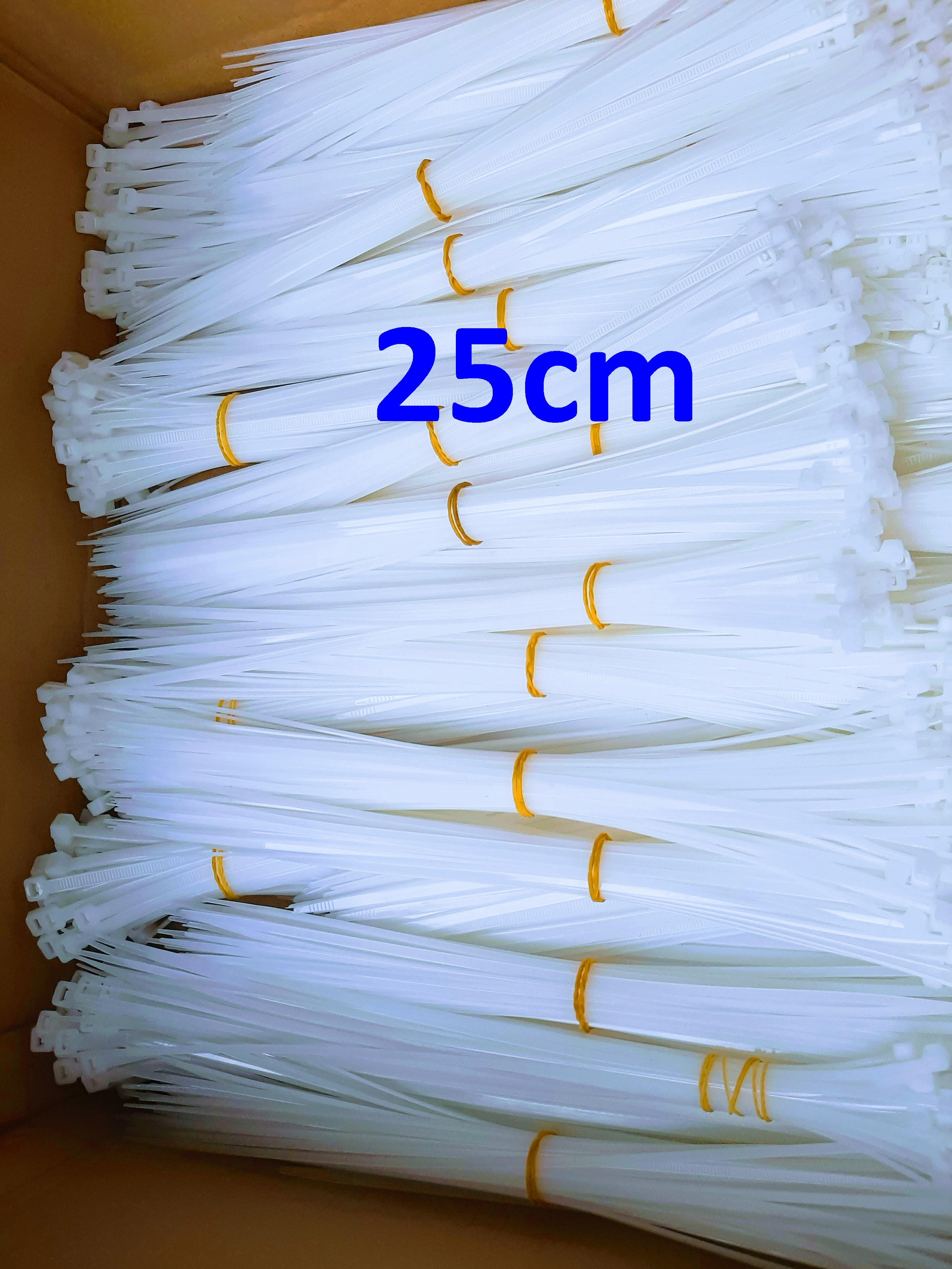 1 Kg Dây Rút Nhựa Dây Thít Nhựa Dài 25cm Loại Nylon PA66 Cao Cấp