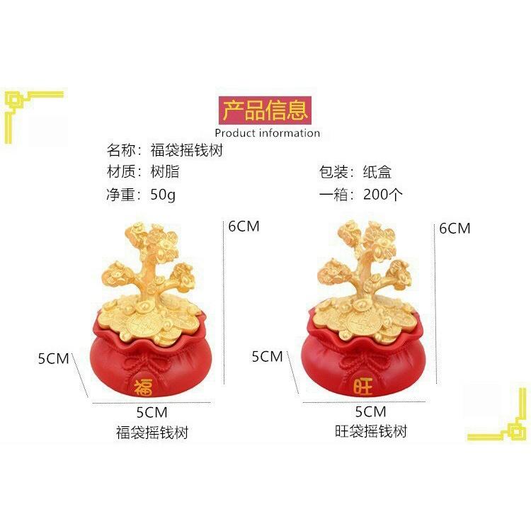 Mô Hình Cây Vàng Tài Lộc Mini Trang Trí Bàn Học, Bàn Làm Việc, Tủ Sách