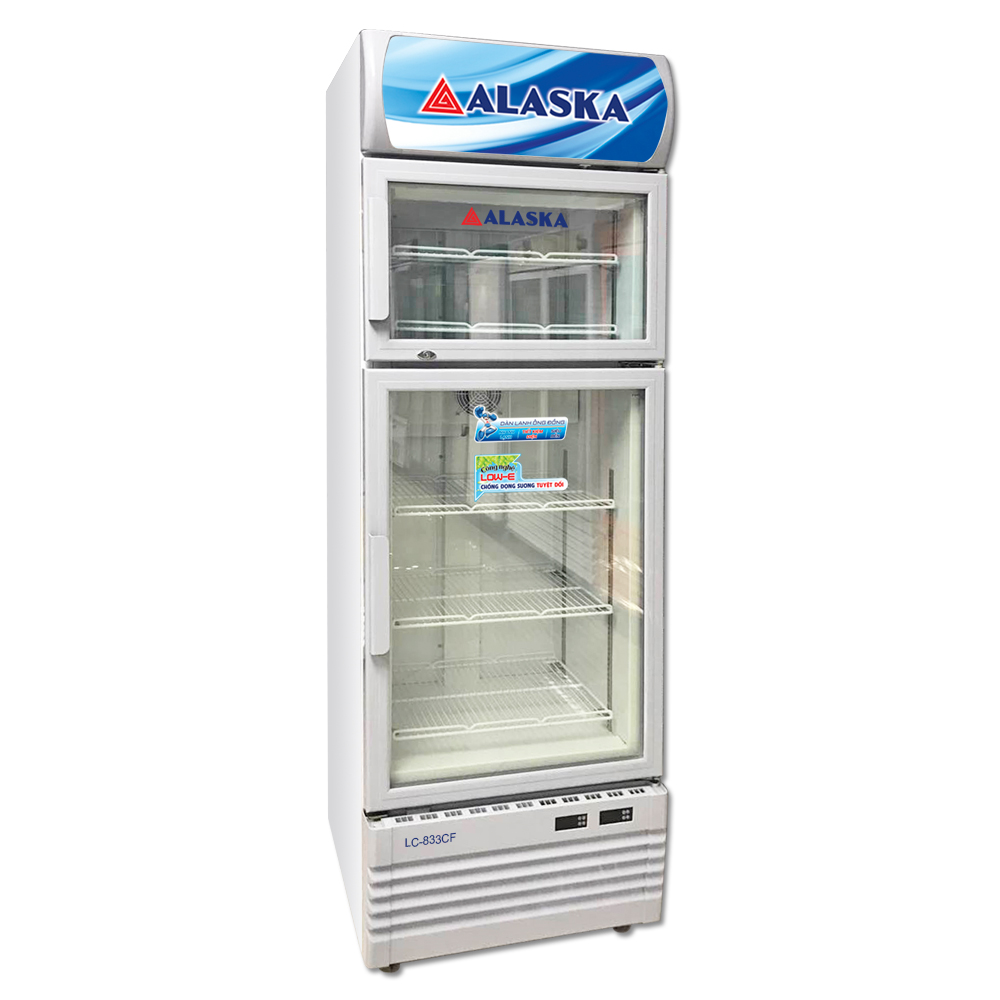 TỦ ĐÔNG MÁT ĐỨNG 2 CỬA ALASKA 500 LÍT LC-833CF - Hàng chính hãng