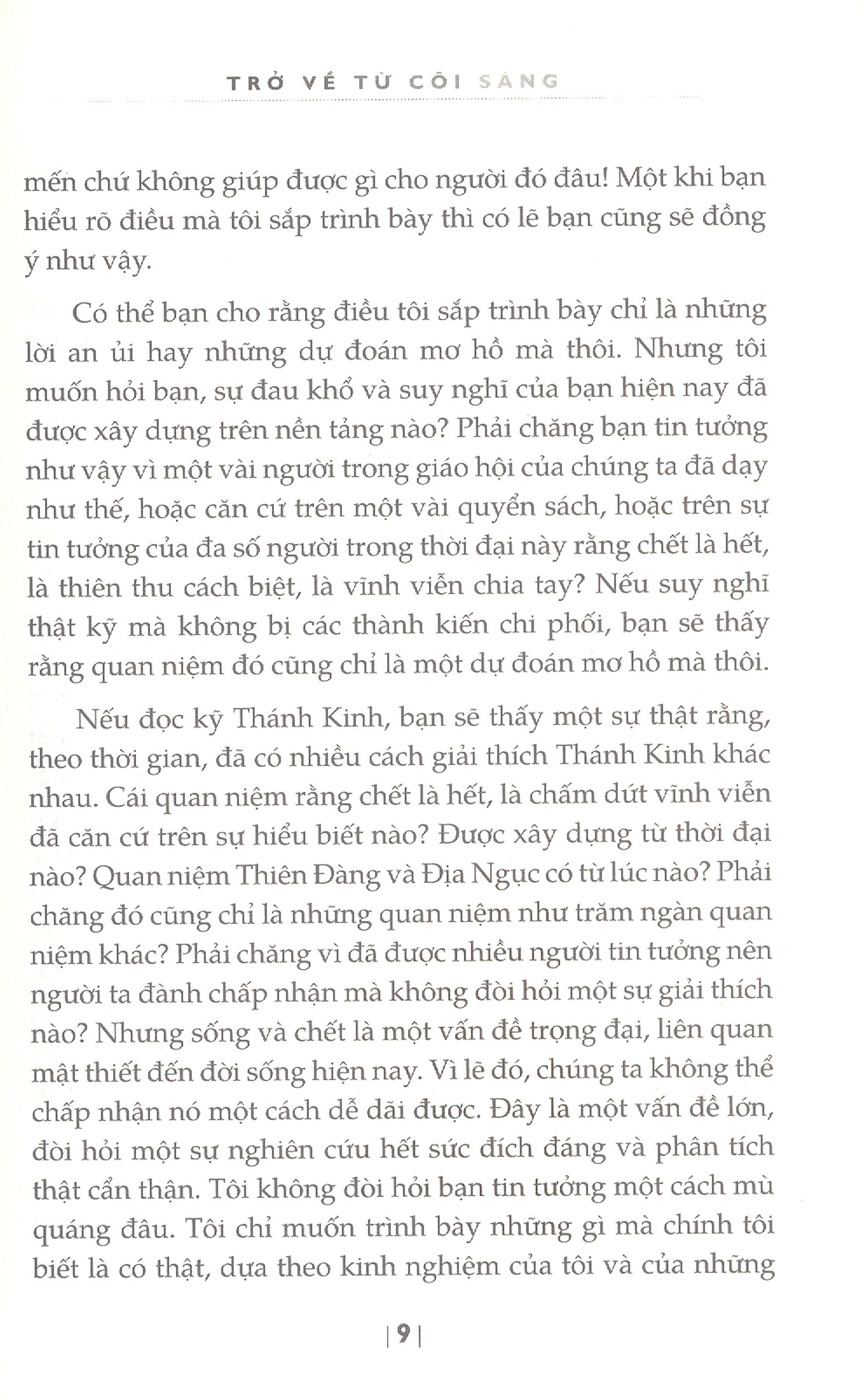Trở Về Từ Cõi Sáng (Tái Bản 2022)