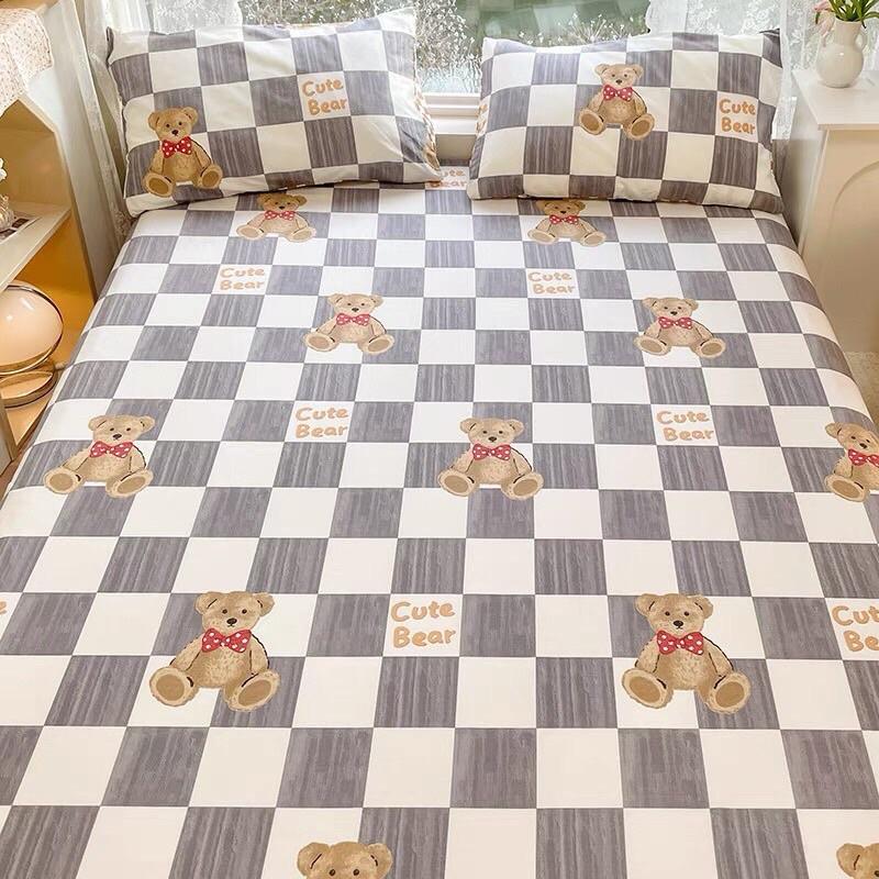 Ga Gối 100% Cotton Hàng Nhập khẩu Cao Cấp 3 Món Mẫu Bé Trai