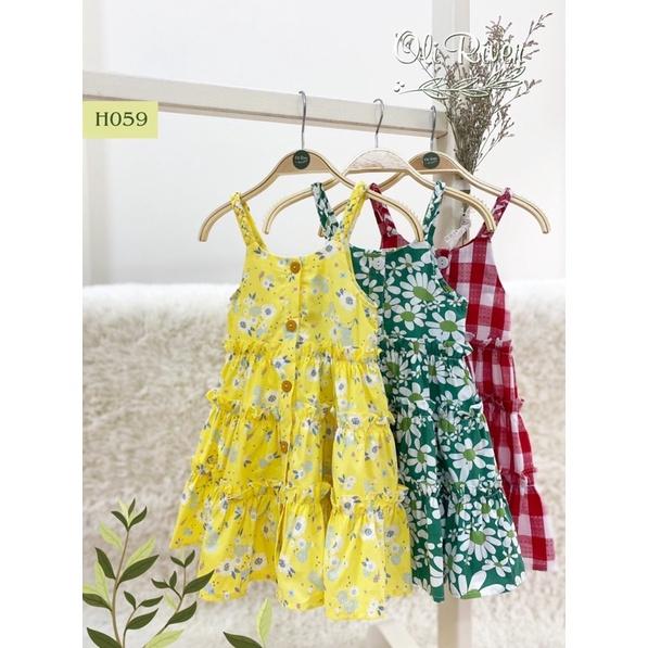 Váy hai dây olive river siêu xinh cho bé 1-10 tuổi