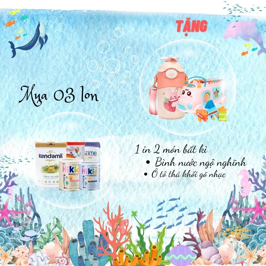 Sữa Công Thức Nguyên Kem Kendamil Số 3 900