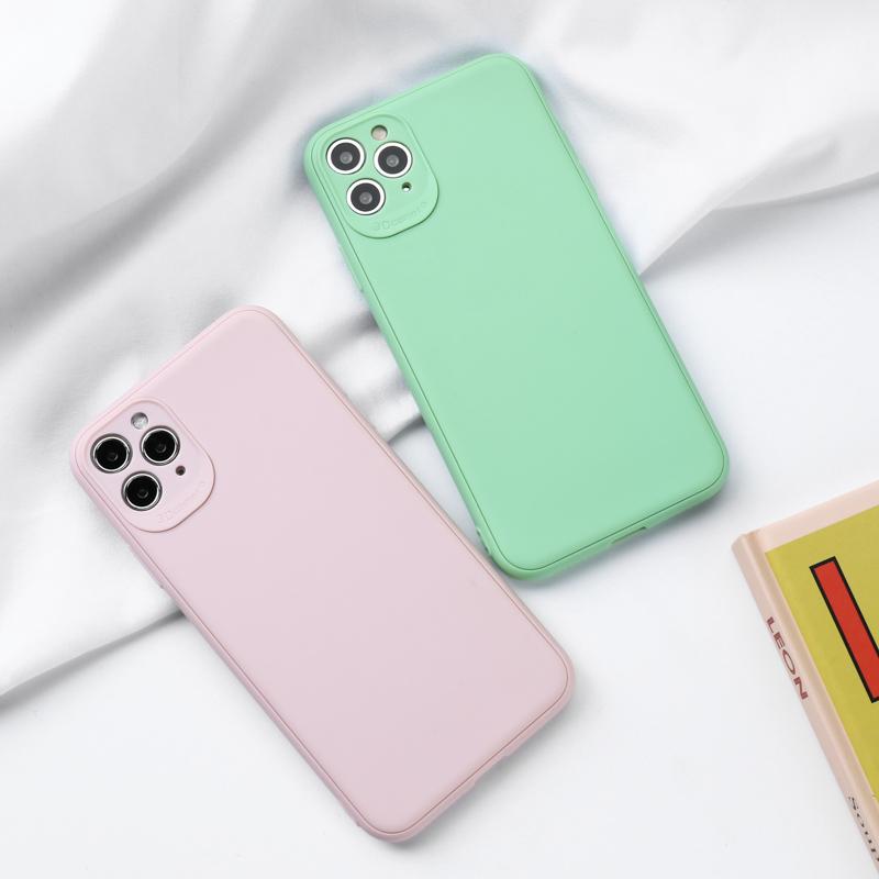 Ốp lưng chống bám bẩn cho iPhone 12 / 12 Pro / 12 Pro Max Liquid Silica Gel Protective Case